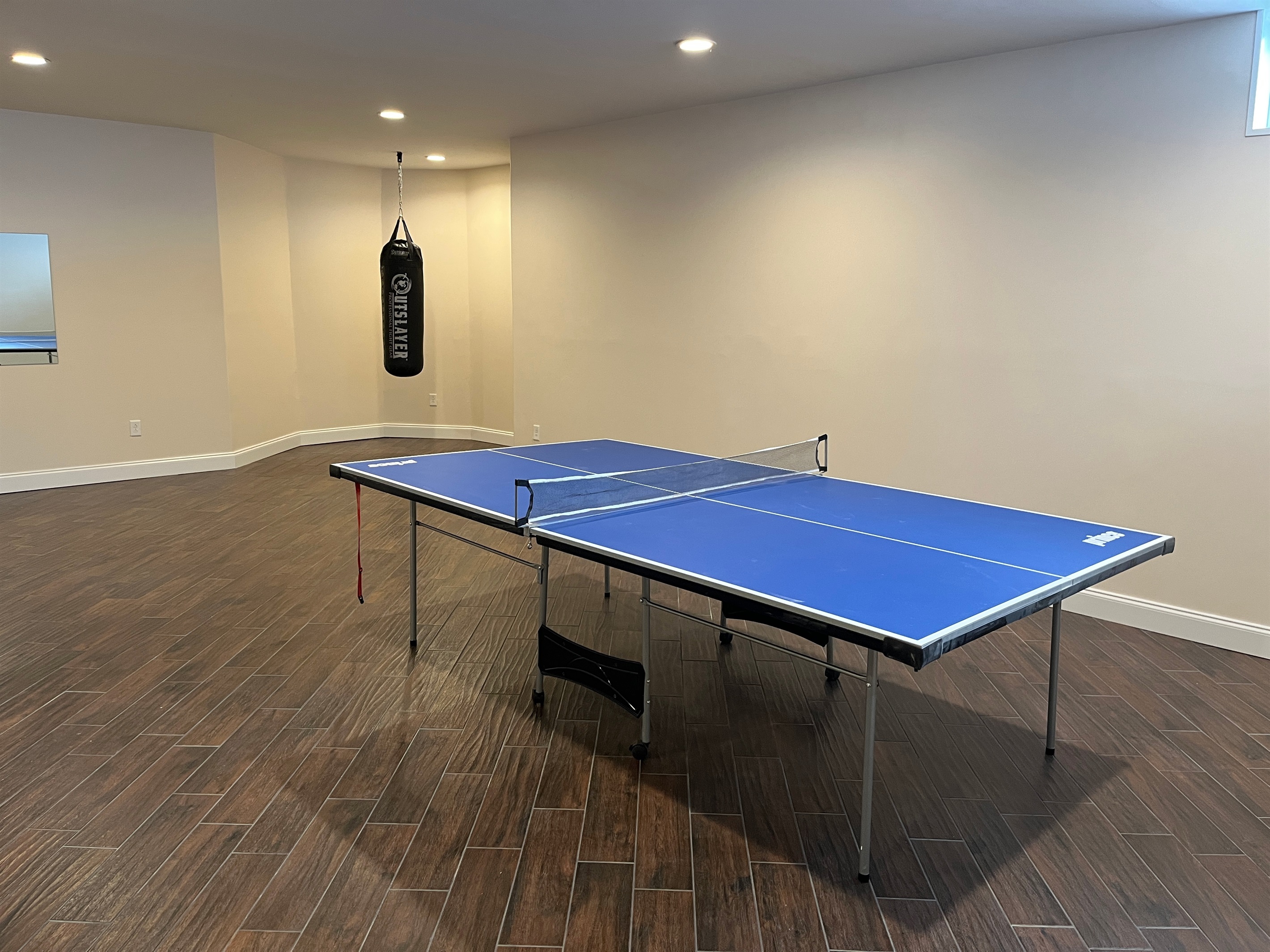 Lower level gameroom