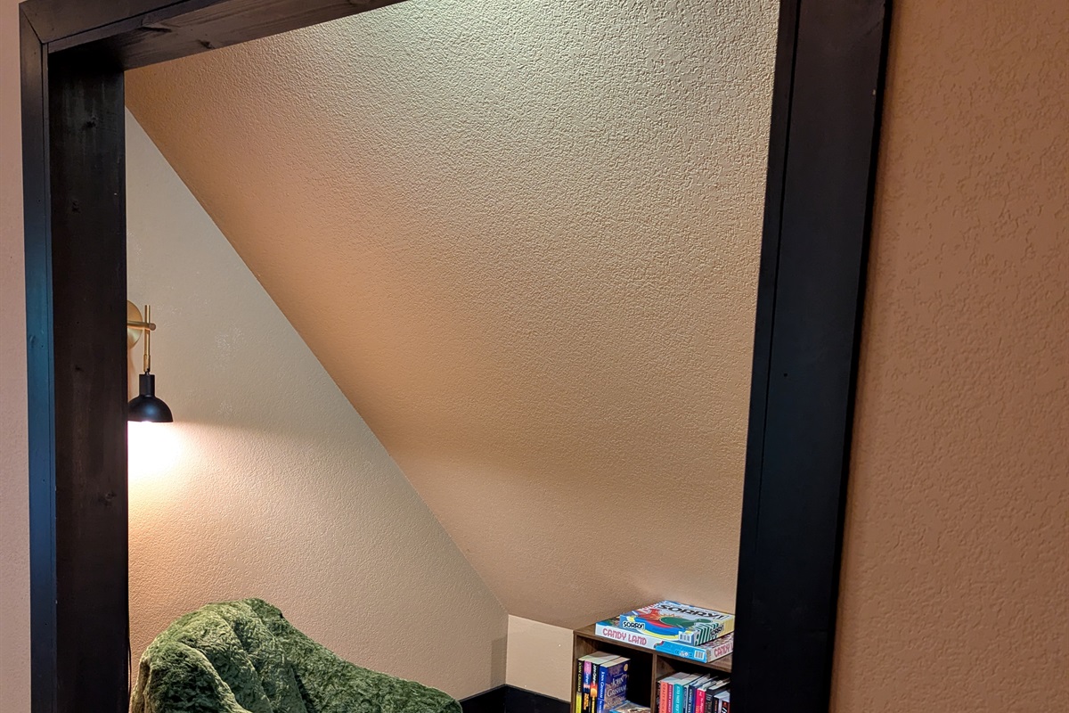 Reading Nook and Games that are fun for all ages!