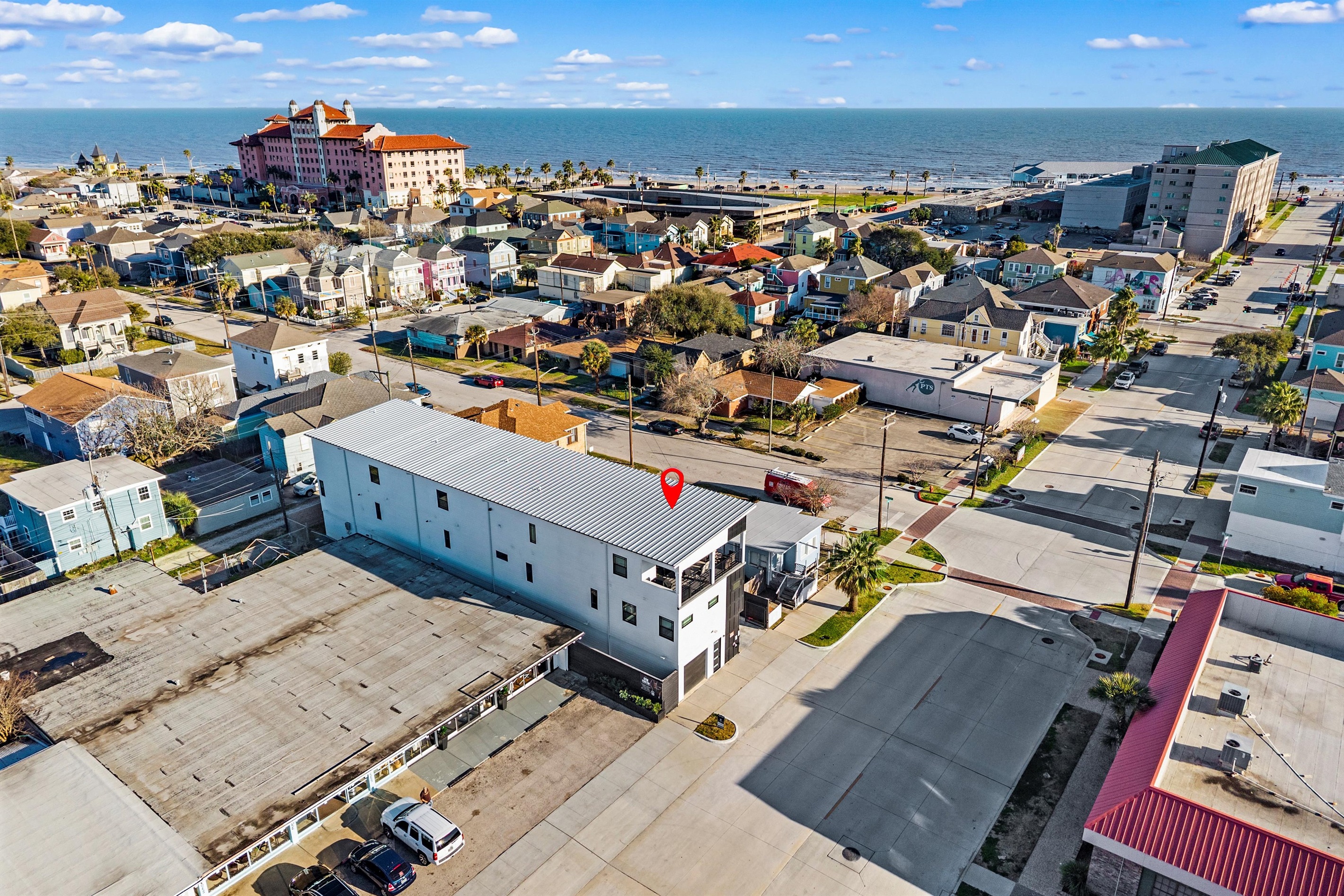 Exterior View: Vibrant coastal living just steps from the beach and amusement park fun!