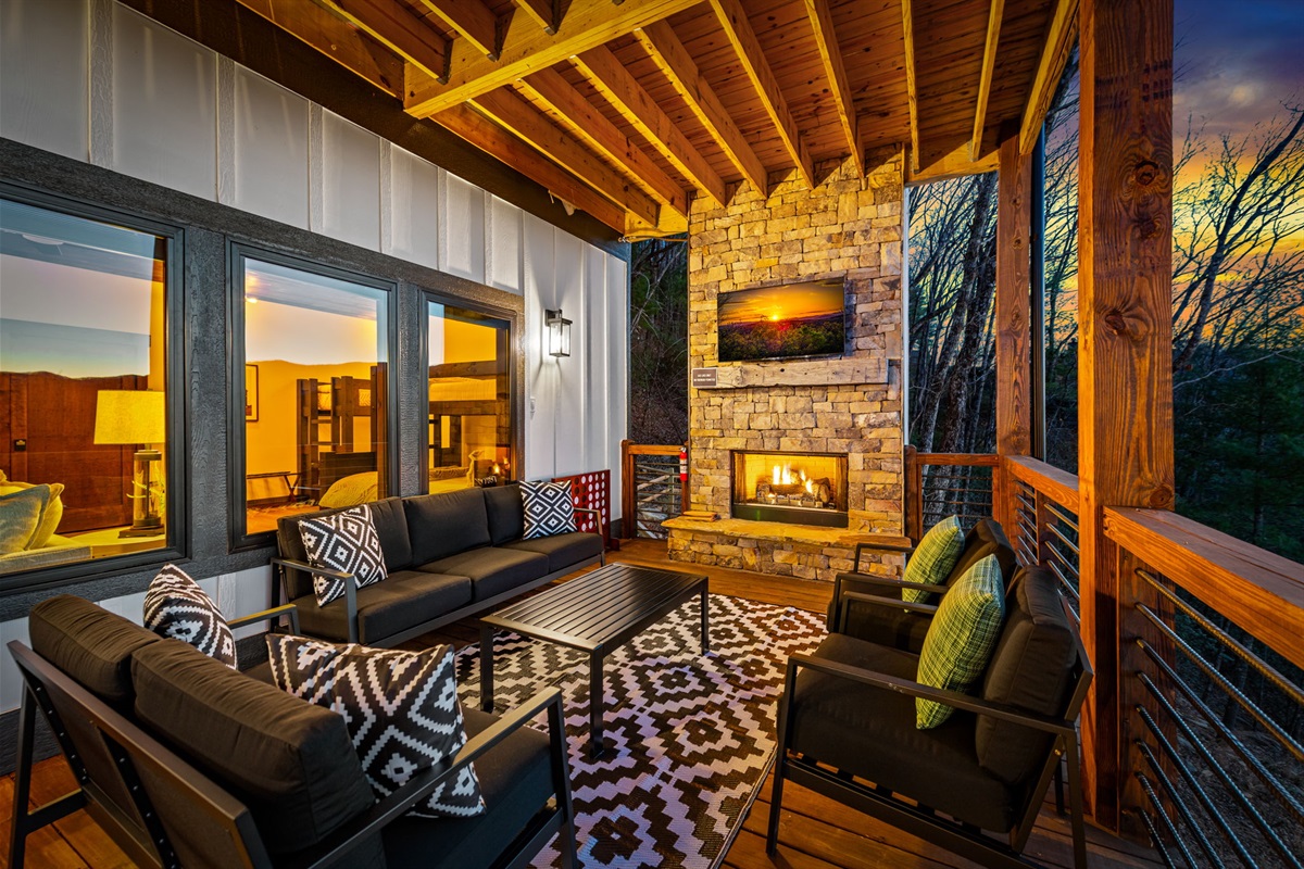 Evenings glow softly...