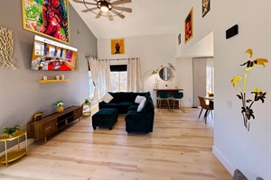 Modern luxury meets cozy comfort. Relax in style and make yourself at home!