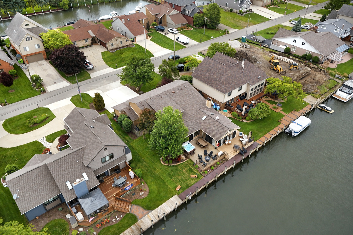 Luxury Waterfront with private dock, hot tub, and outdoor seating—perfect for a relaxing getaway by the canal.
