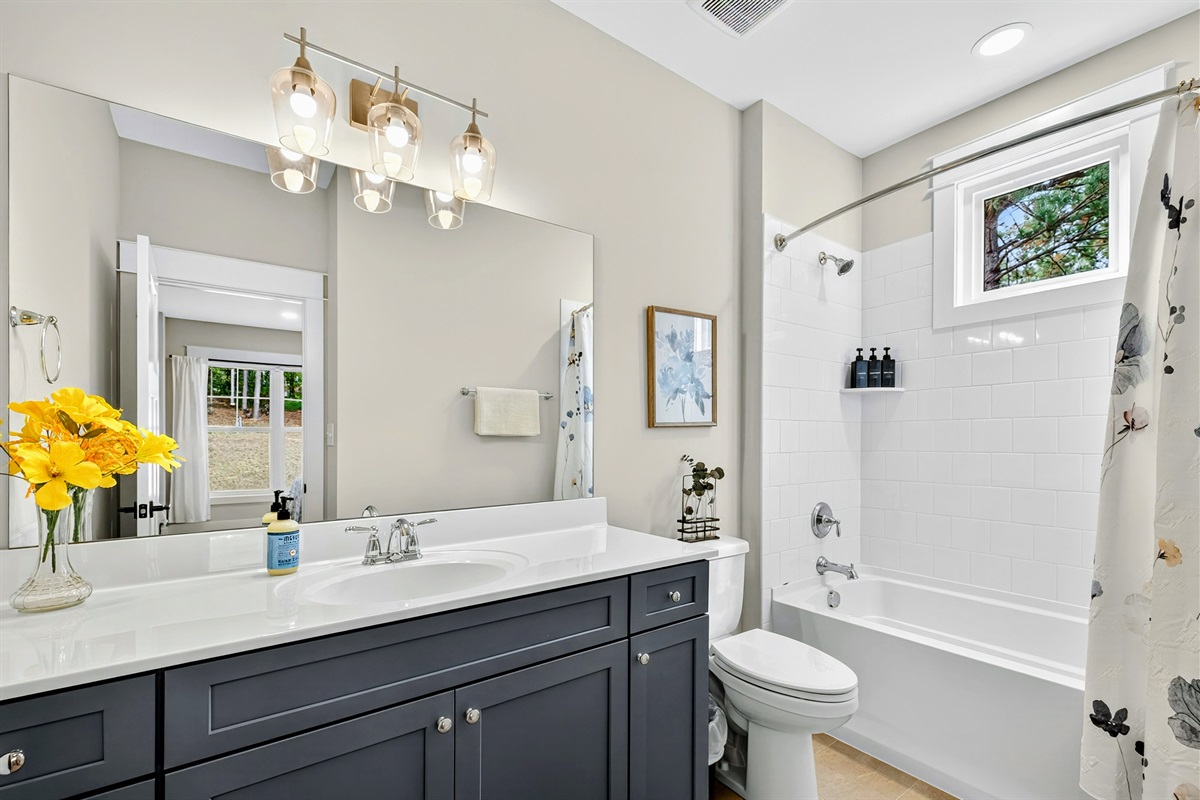 All six king bedrooms have their own full bath and all bathrooms are so tastefully color coordinated with the bedrooms.