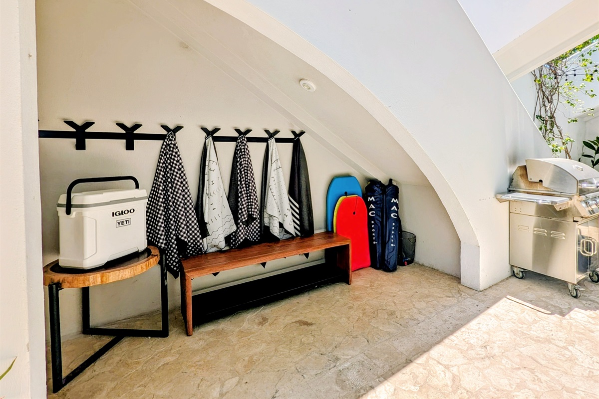 Beach amenities for a fun filled day on Playa Danta!