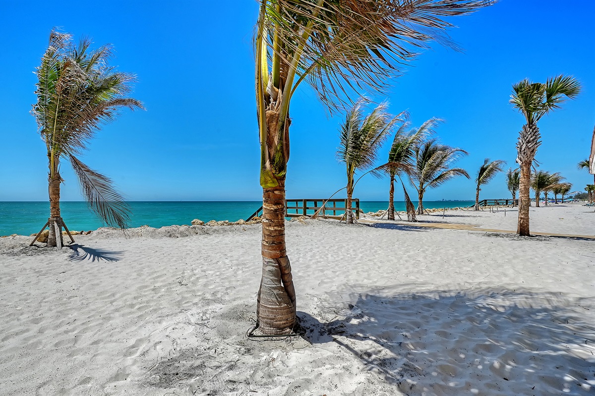 Community private beach & walkway 2026