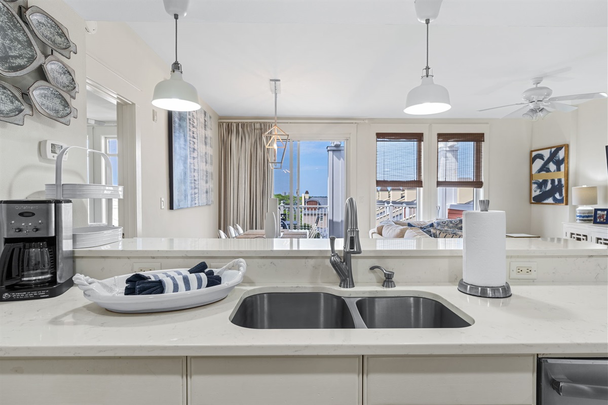 Kitchen View to Balcony