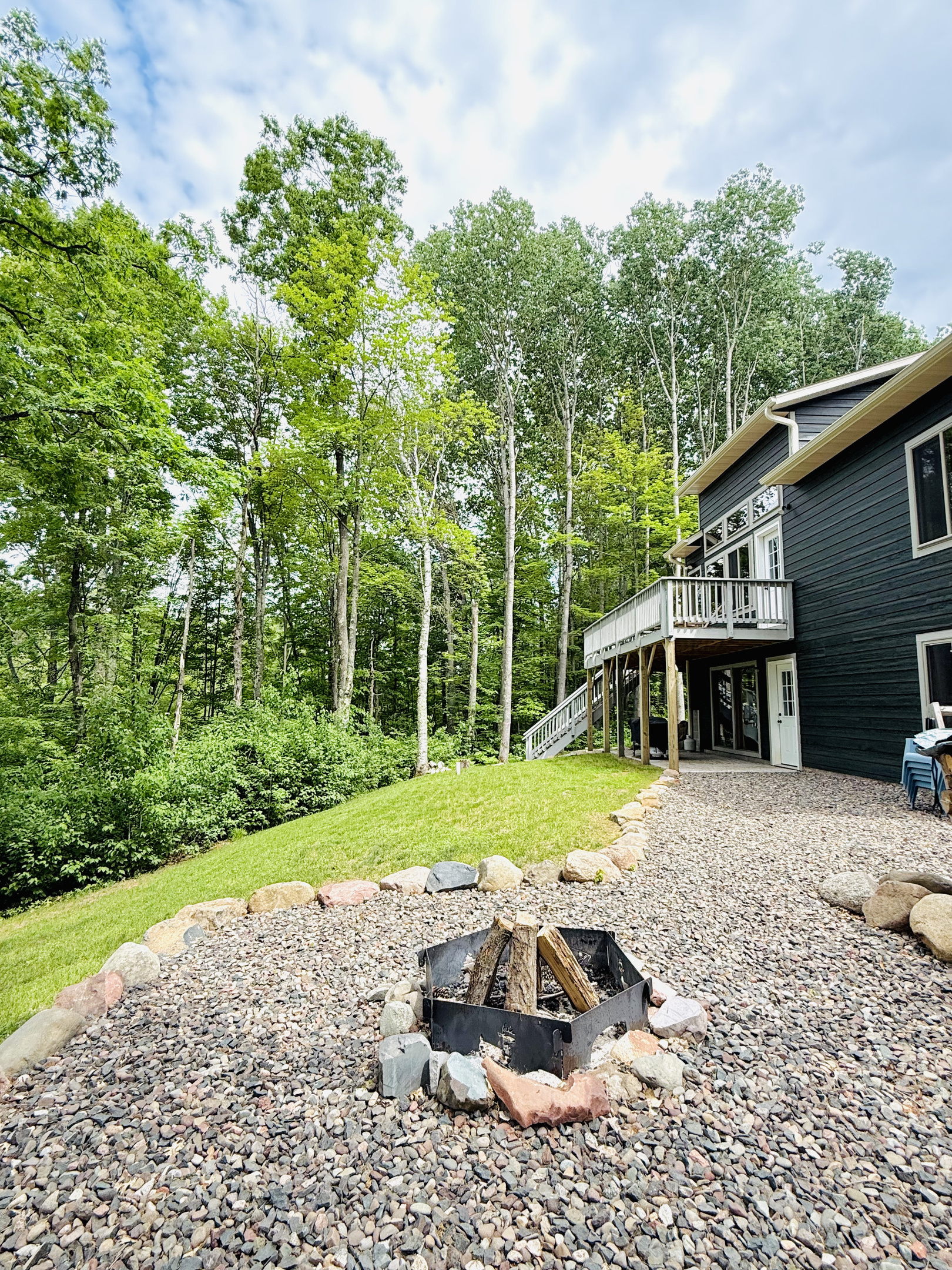 Fire pit area