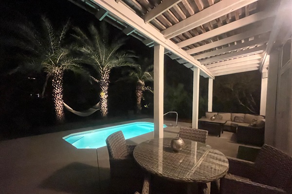 Make memories listening to the waves and star gazing in your own back yard.