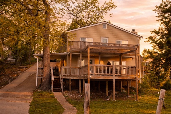 The front of Buccaneer 56 from the water