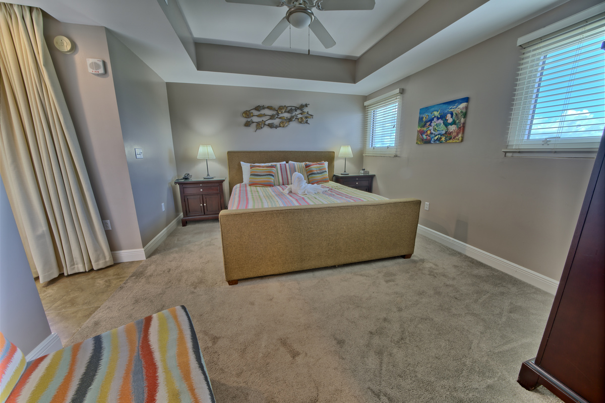 King Bed Setup in Guest Suite Master