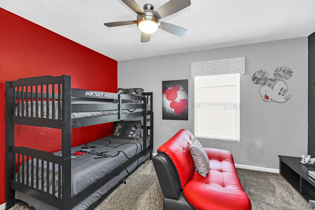 Bedroom #5 - 2nd Floor - Bunk Beds