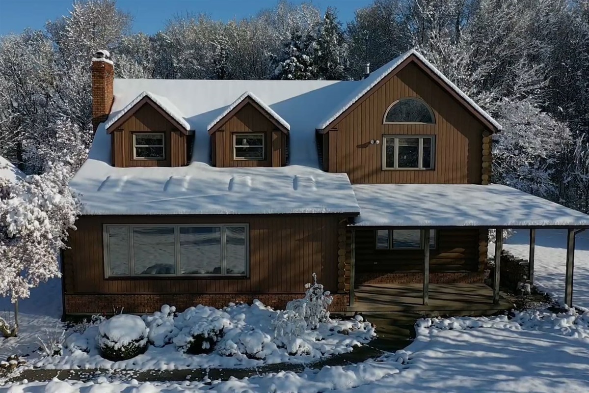 Front of House in the Winter