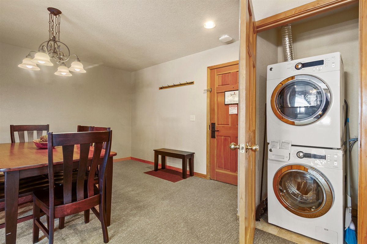 In unit washer & dryer