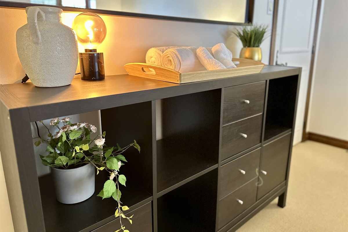 New furniture in master bedroom