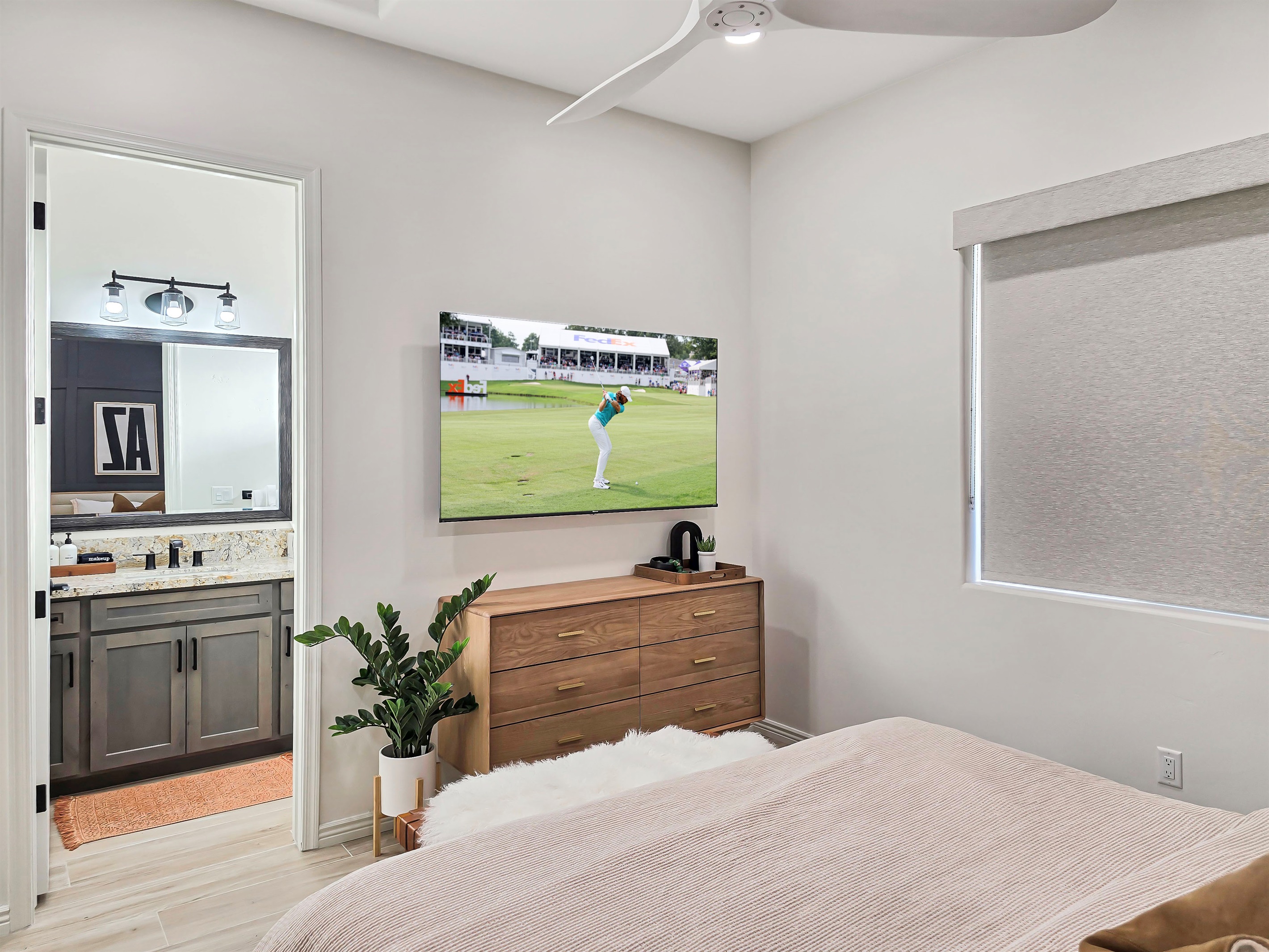 Bedroom #2 - 75" smart tv 