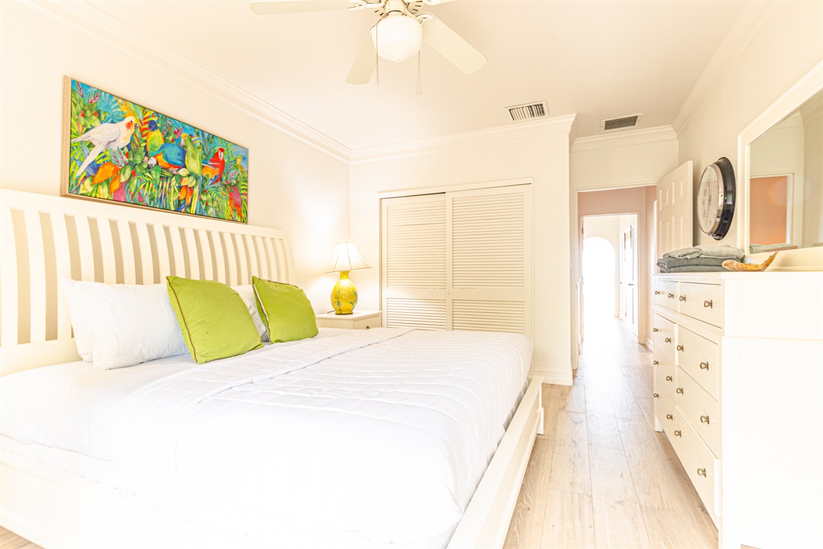 Guest Bedroom with King Bed