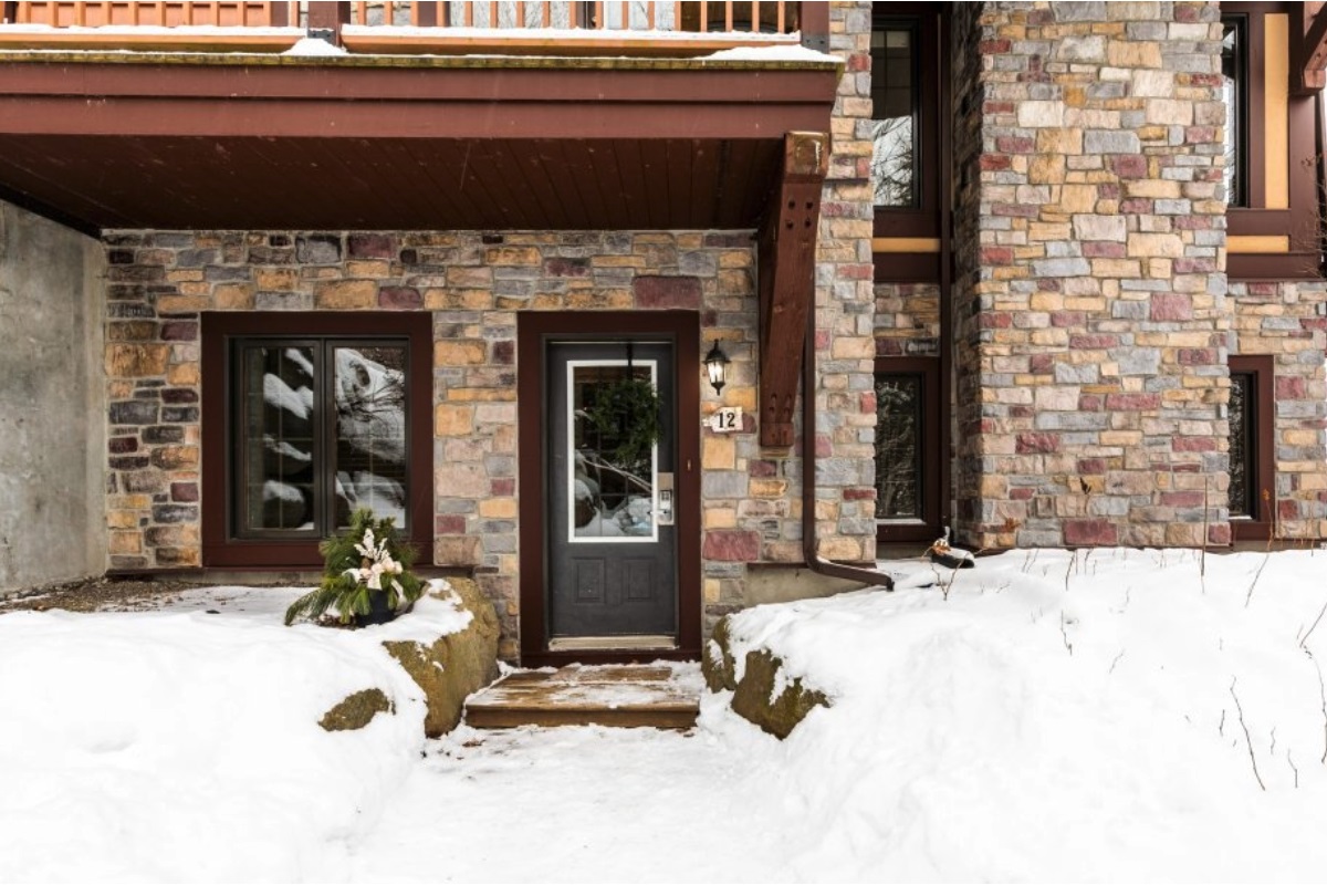 Front entrance in Winter