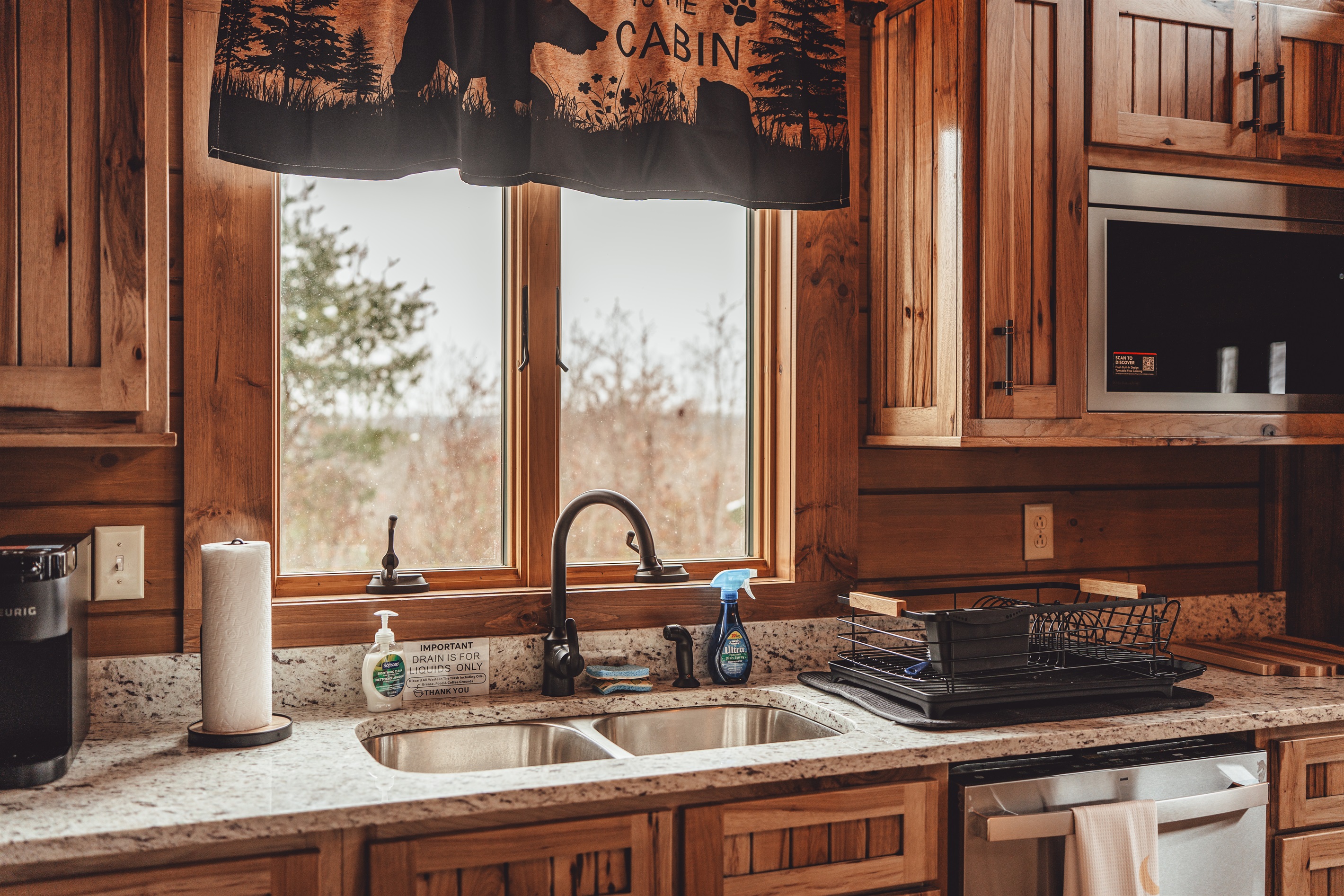 Check Out This Amazing View from the Kitchen Sink!