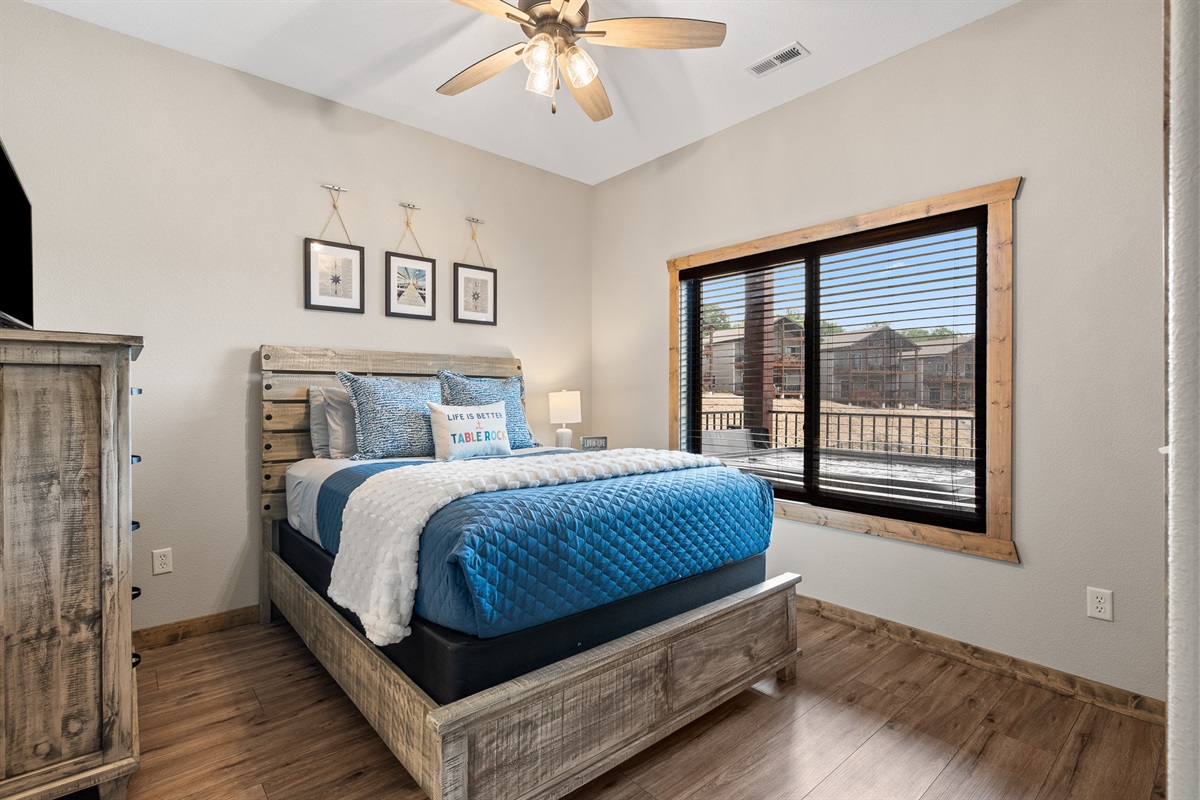Lower level queen bedroom