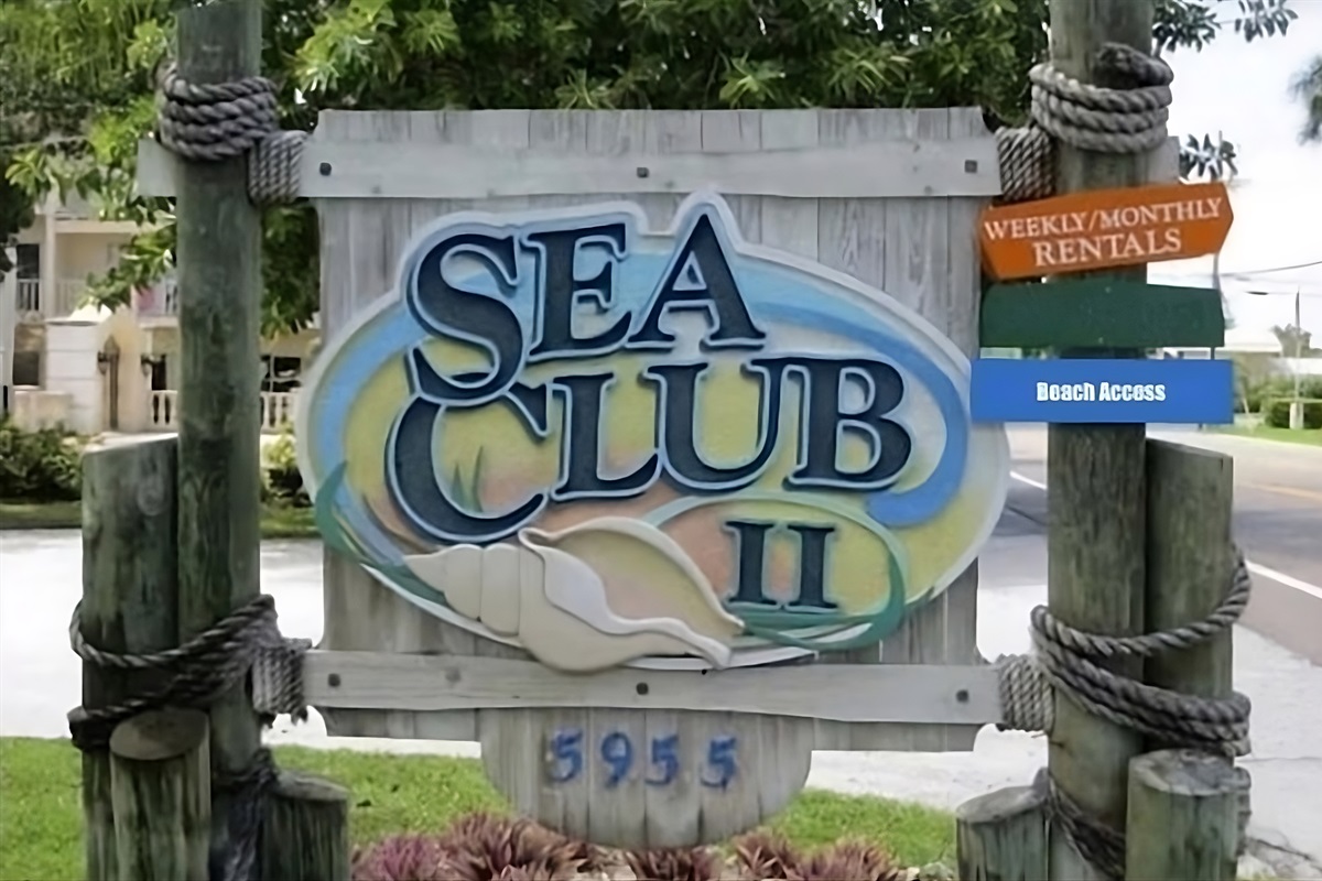 Sea Club II Sign