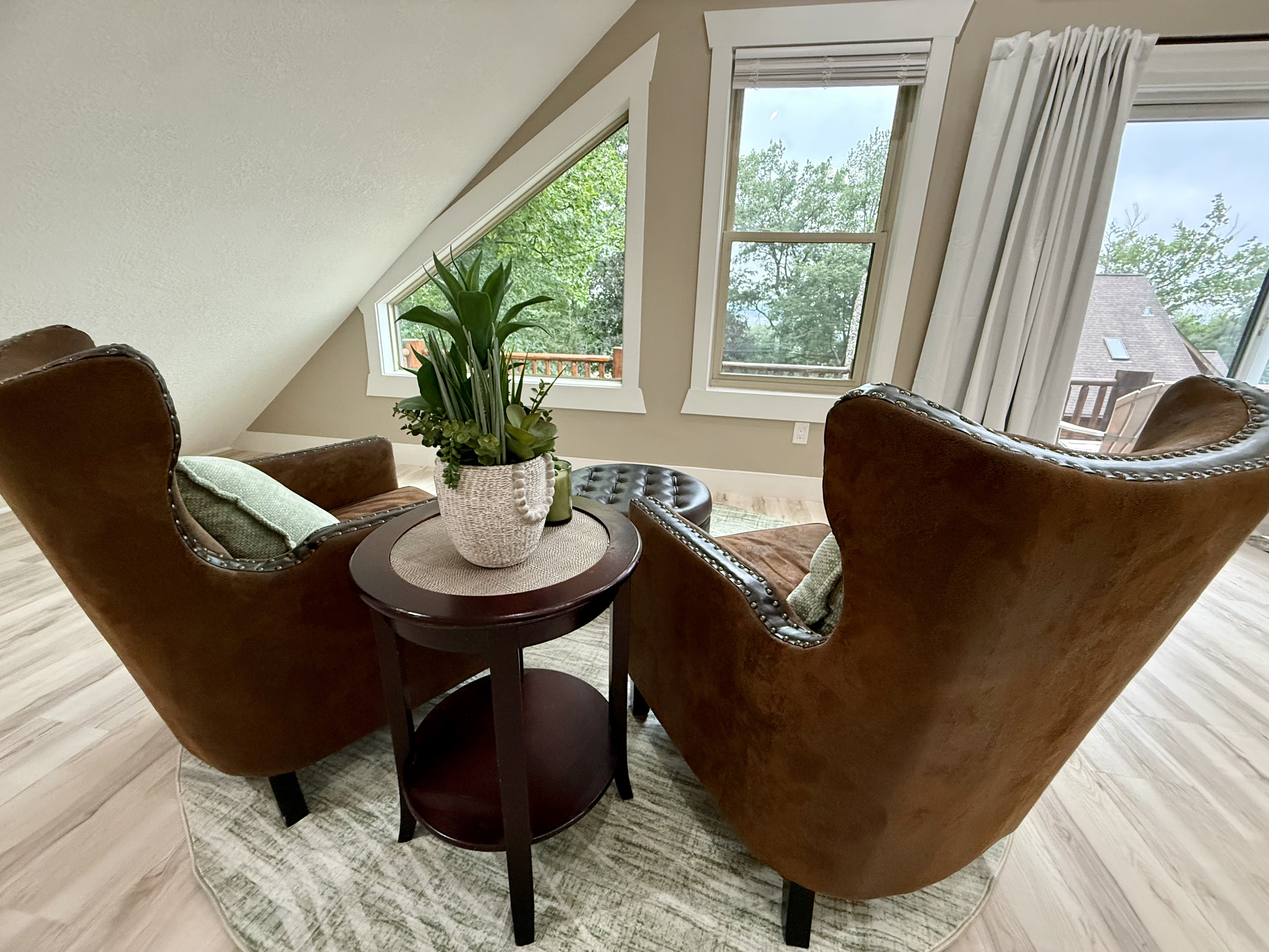 Seating area with a view