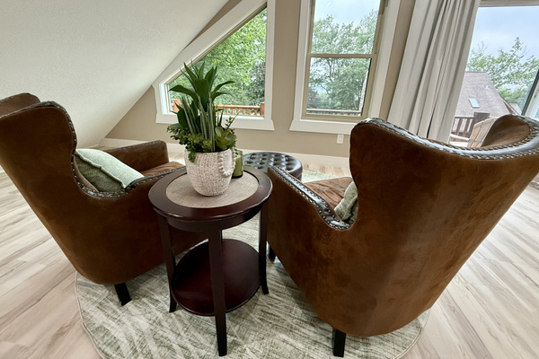 Seating area with a view