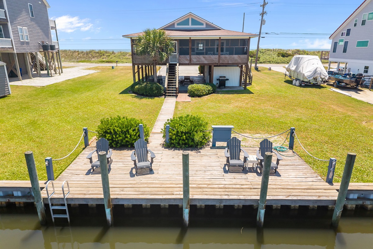 Stretch out and enjoy the open coastal air in your private backyard paradise