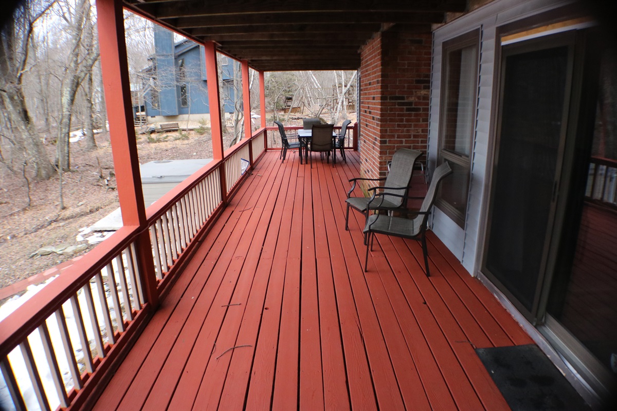 First Floor Veranda Deck with Views