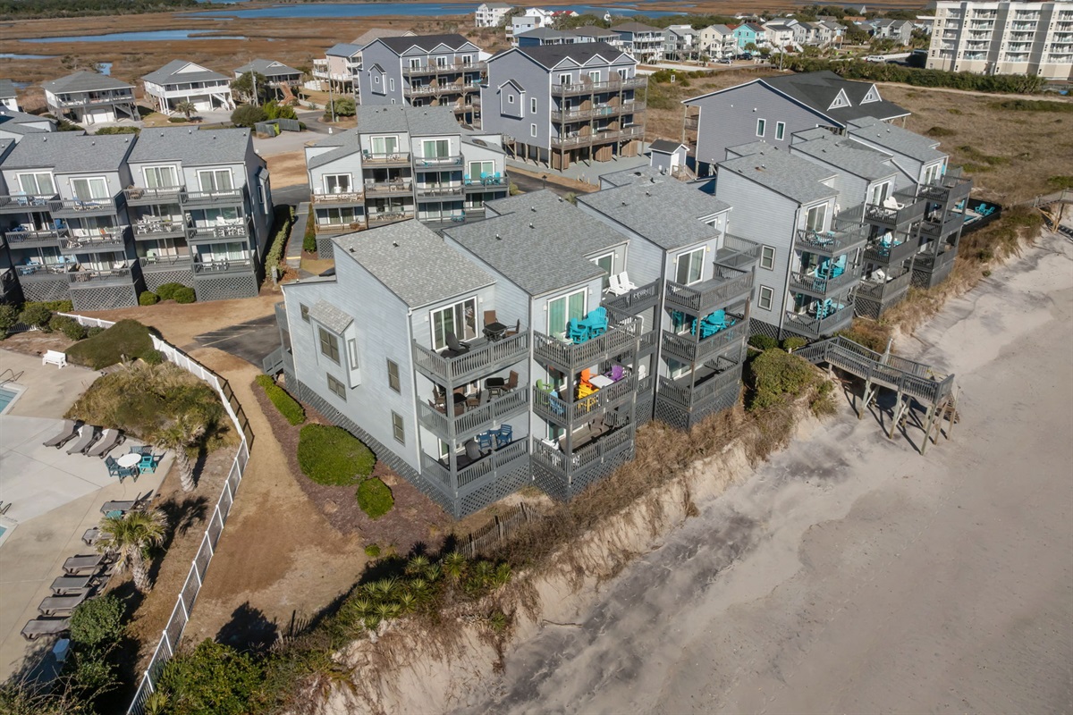 Our oceanfront community at Shipwatch Villas