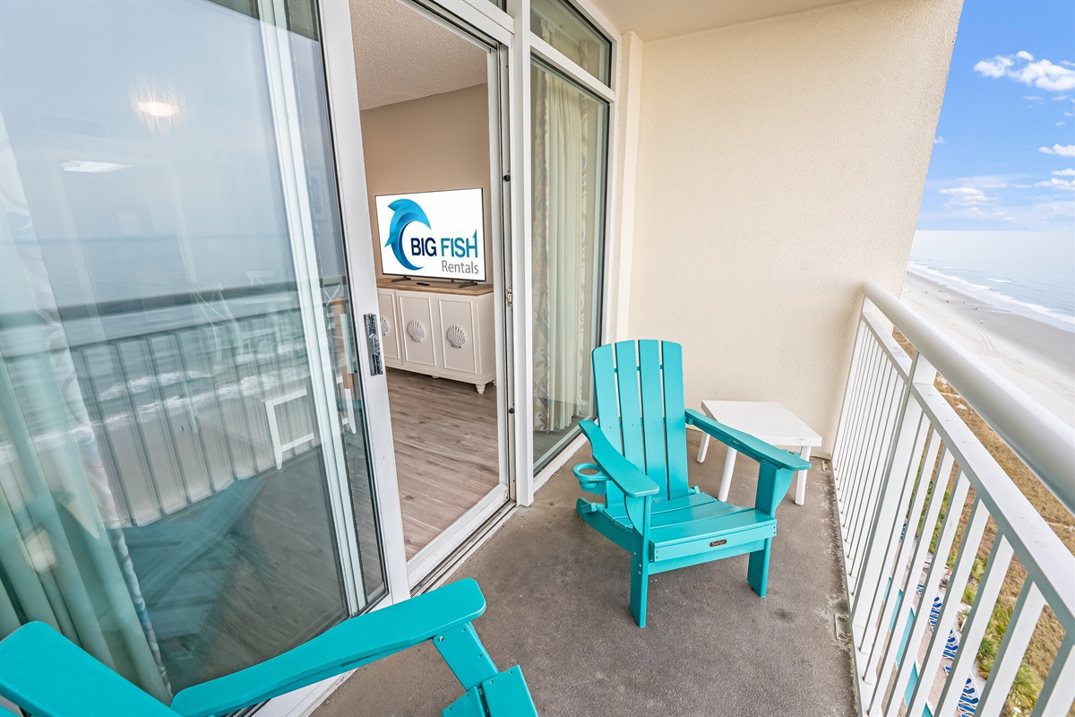 Amazing View from the Balcony!