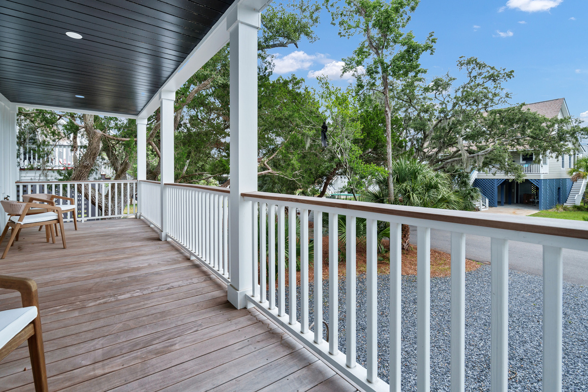 Deck off of Family Room Facing Battery Park Dr.