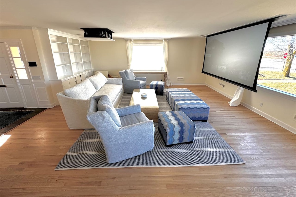 Living/Movie Theater