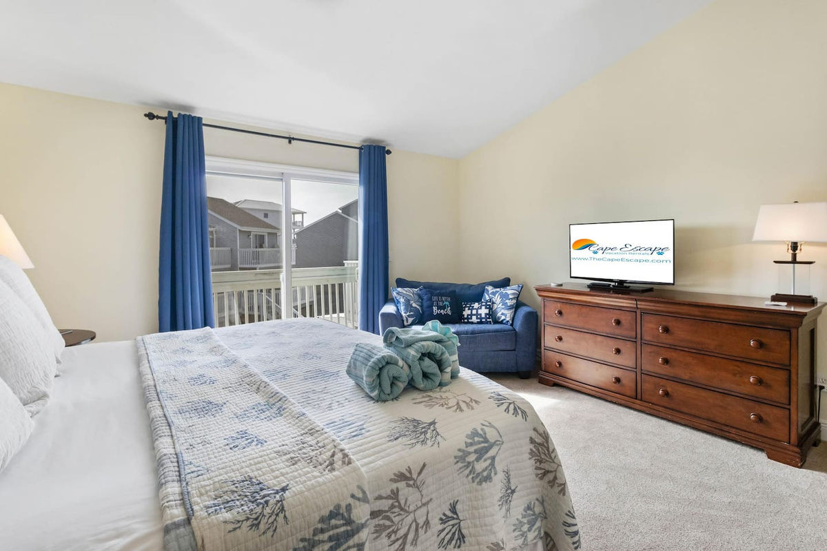 Master Suite with a Gulf View.
