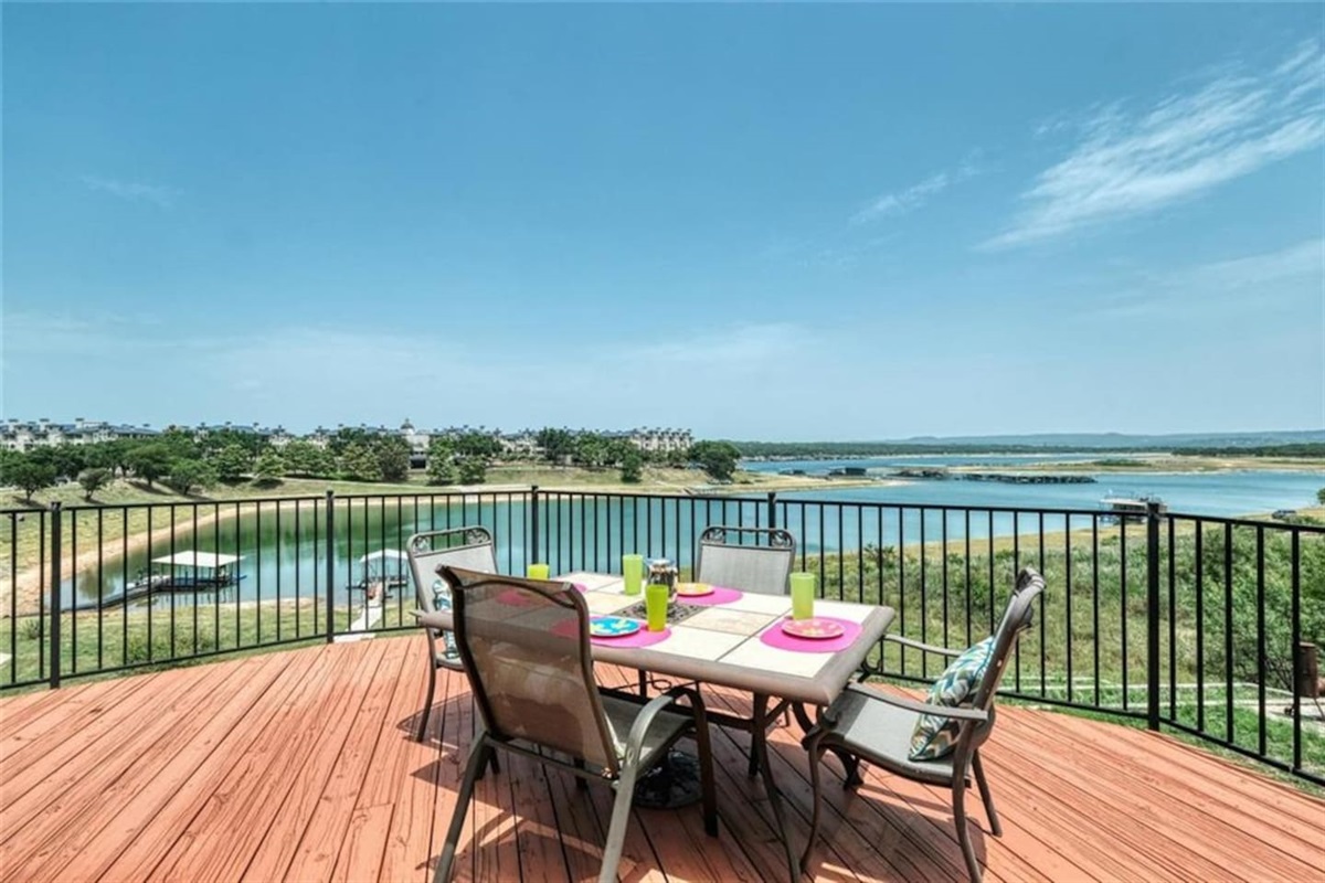 View from Patio - Lakefront Setting