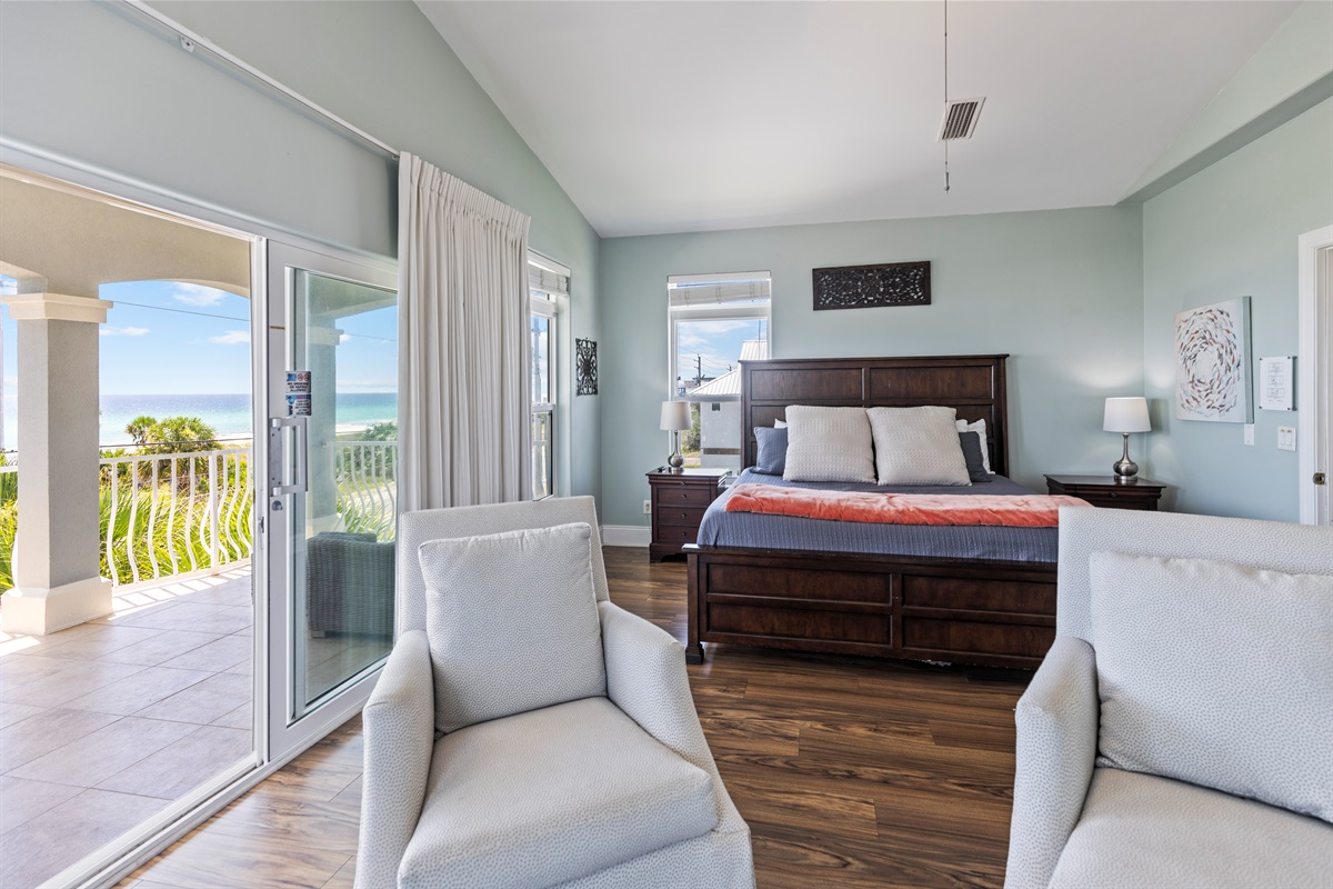 Gulf Views from 3rd Floor Master Bedroom