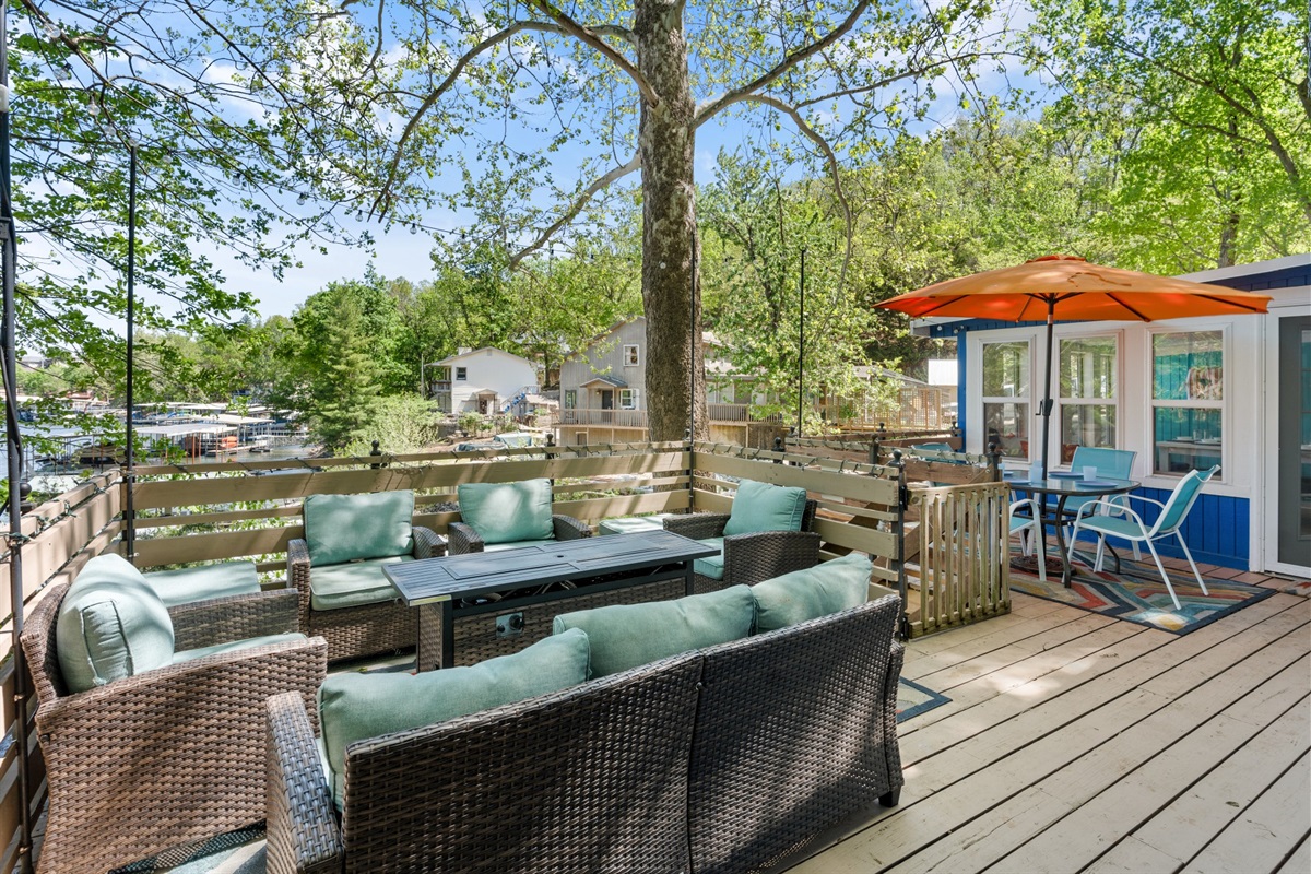 Comfortable outdoor seating made for slow mornings and late-night conversations.