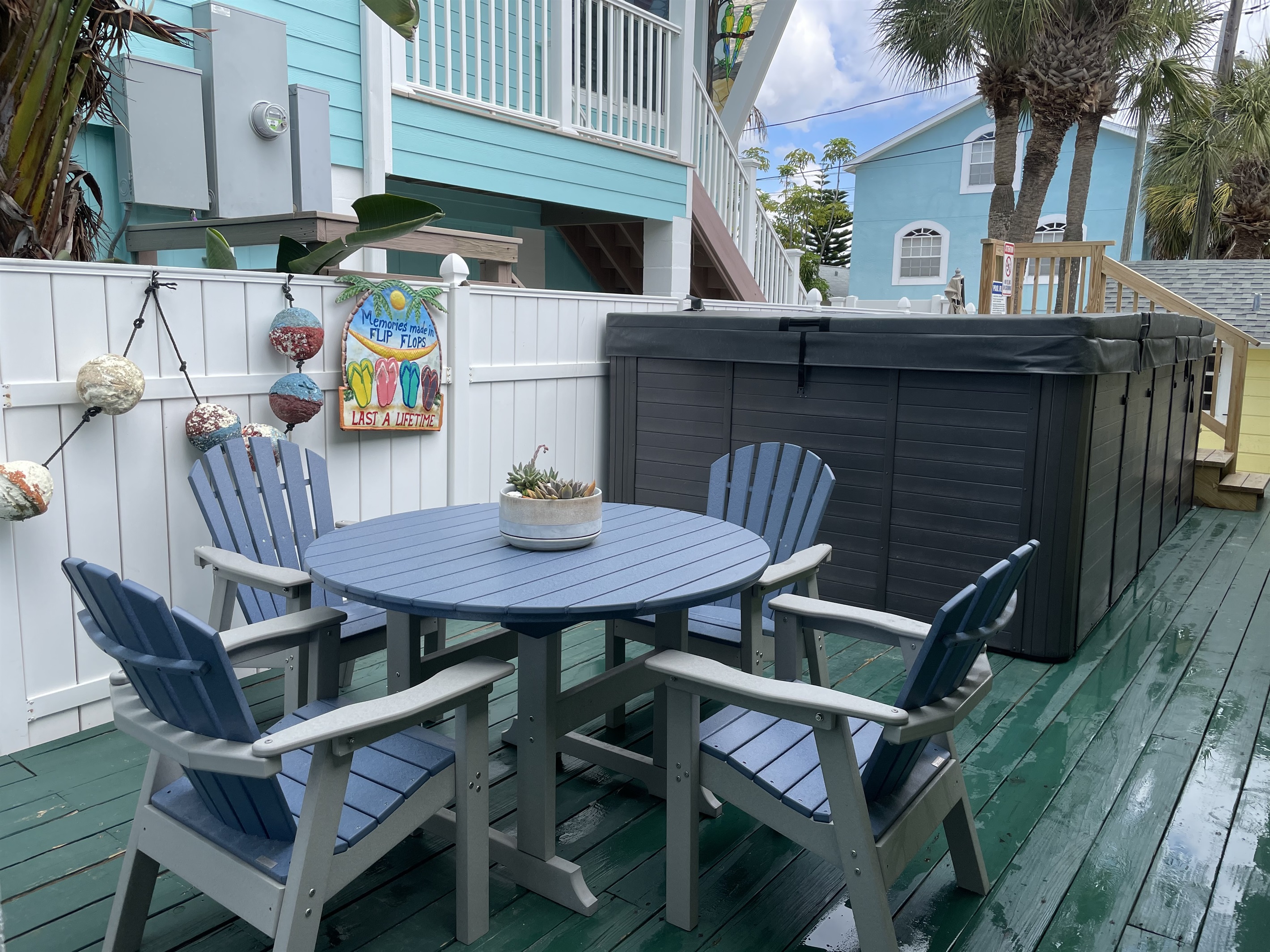 Back Deck Seating Area