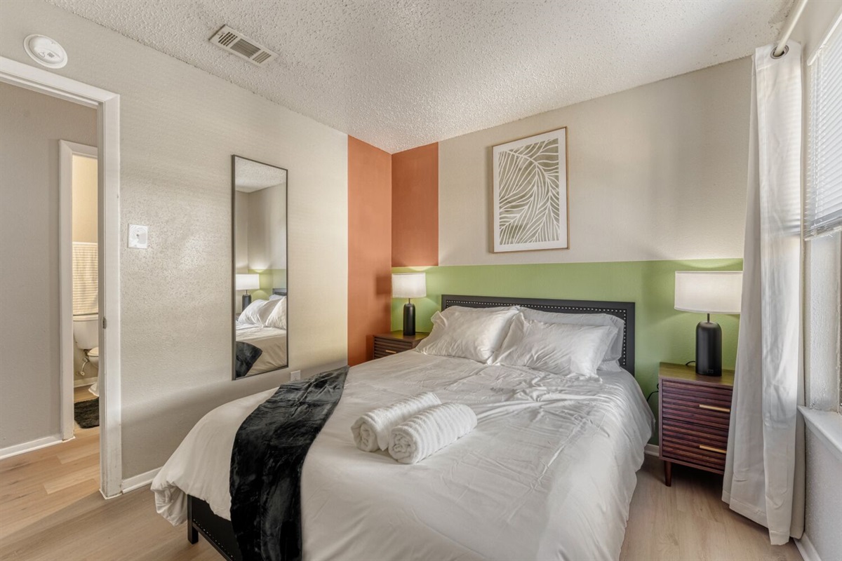 Cozy comfort meets modern color and style.