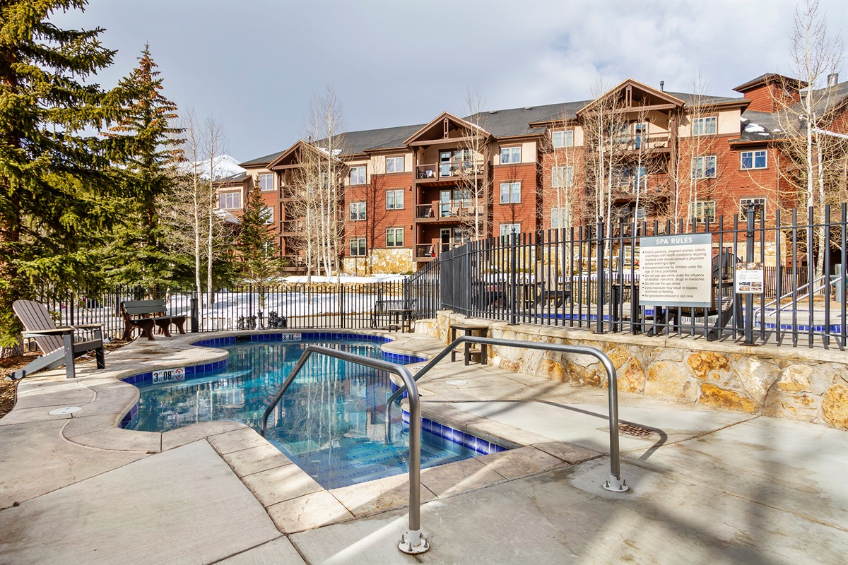 One of several hot tubs
