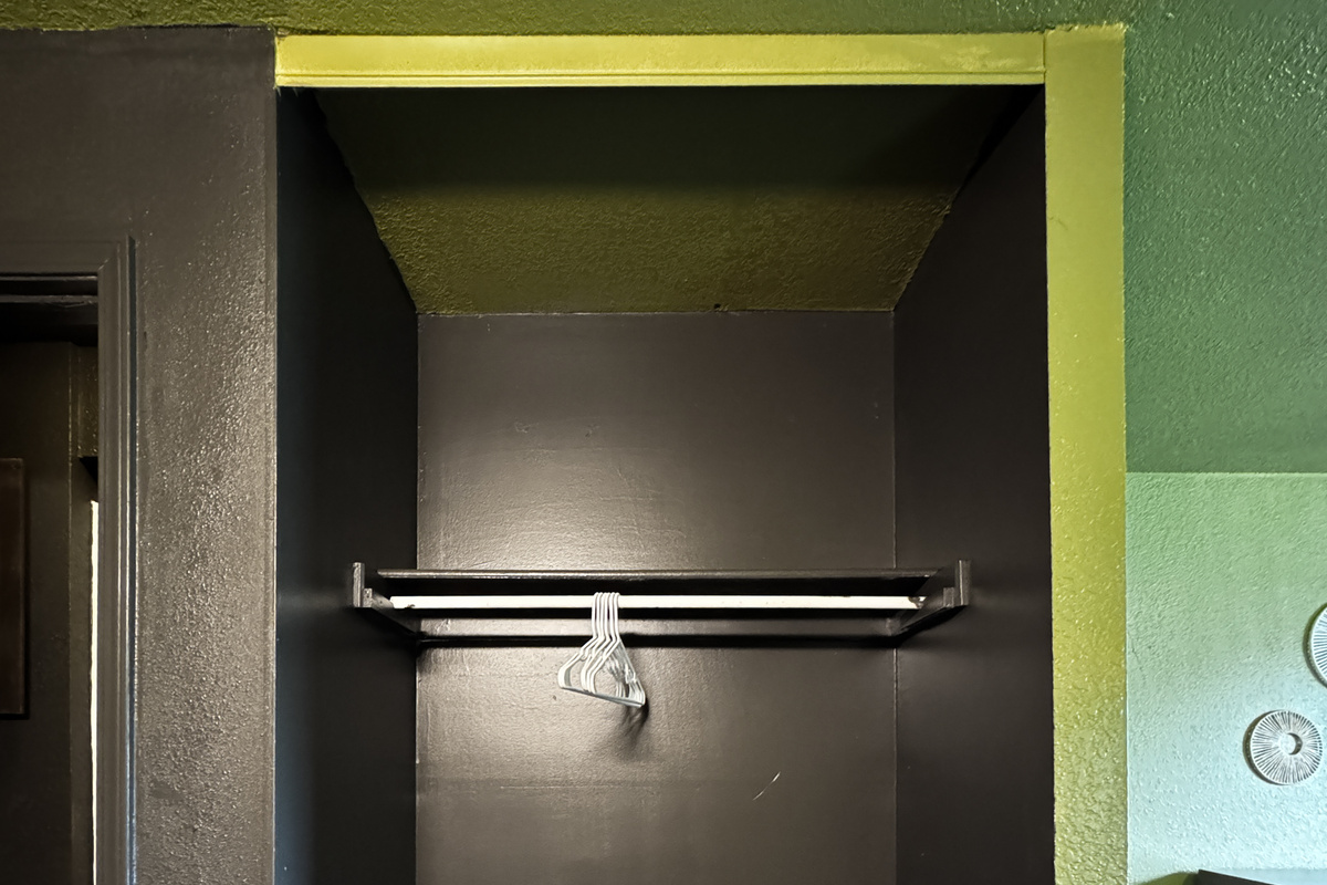 Master open closet