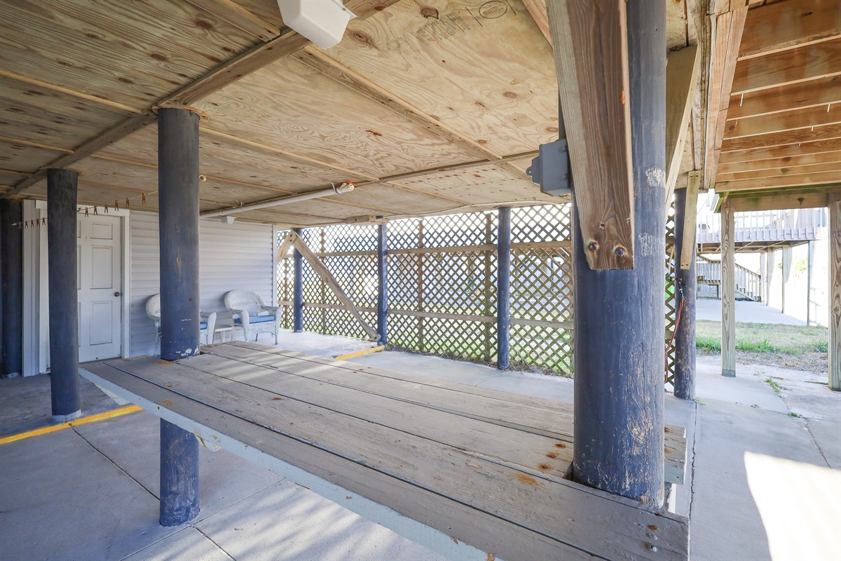 Enjoy shaded parking plus easy access to the home