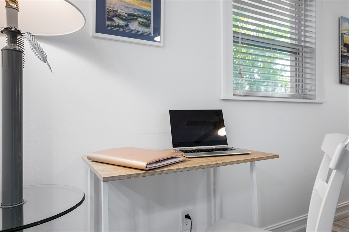 Office workspace in Master Bedroom