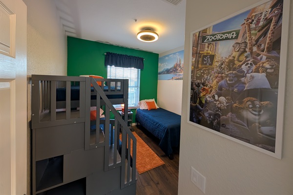 The kids are going to love this cool Zootopia room!