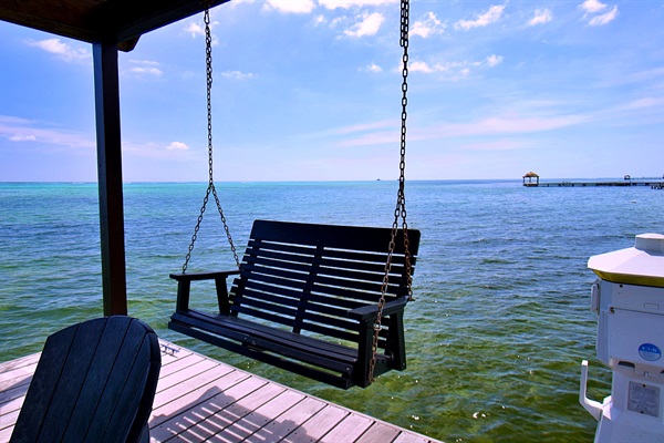 Swing on the Dock — Signature Waterfront Moment