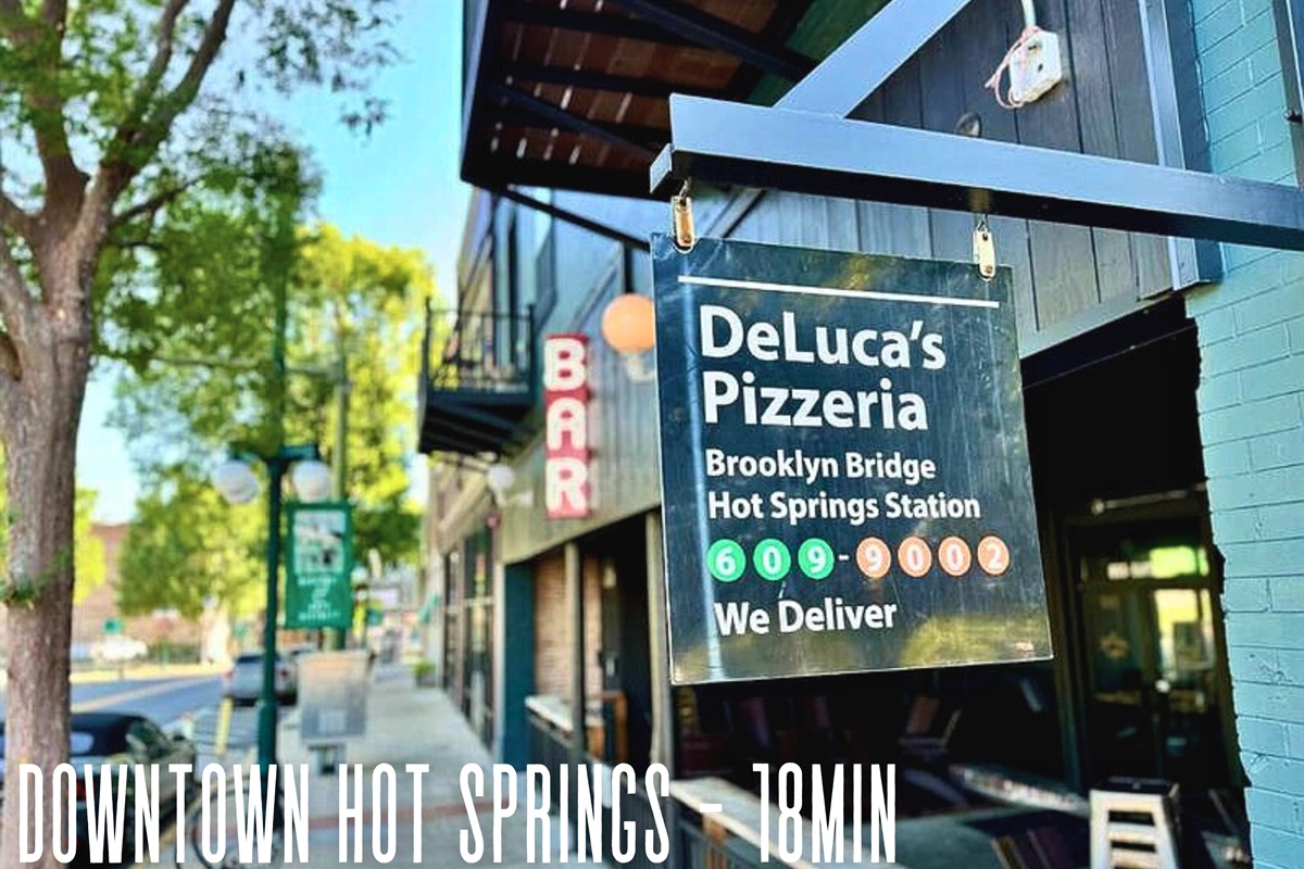 Explore the lively streets of downtown Hot Springs, packed with unique shops, tasty eats, and local flair.