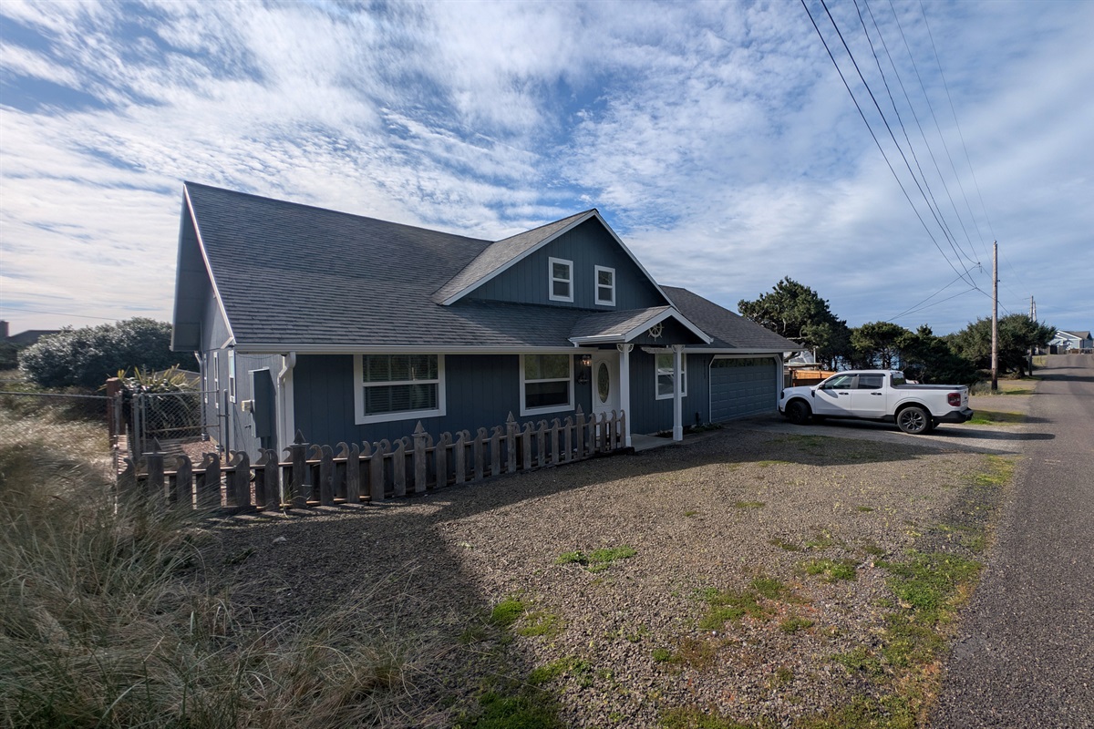 street side of house