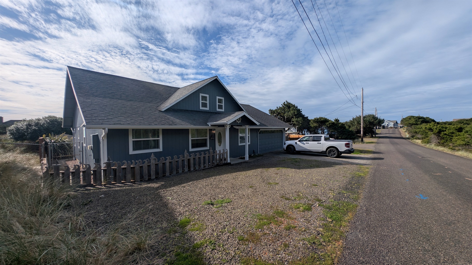 street side of house