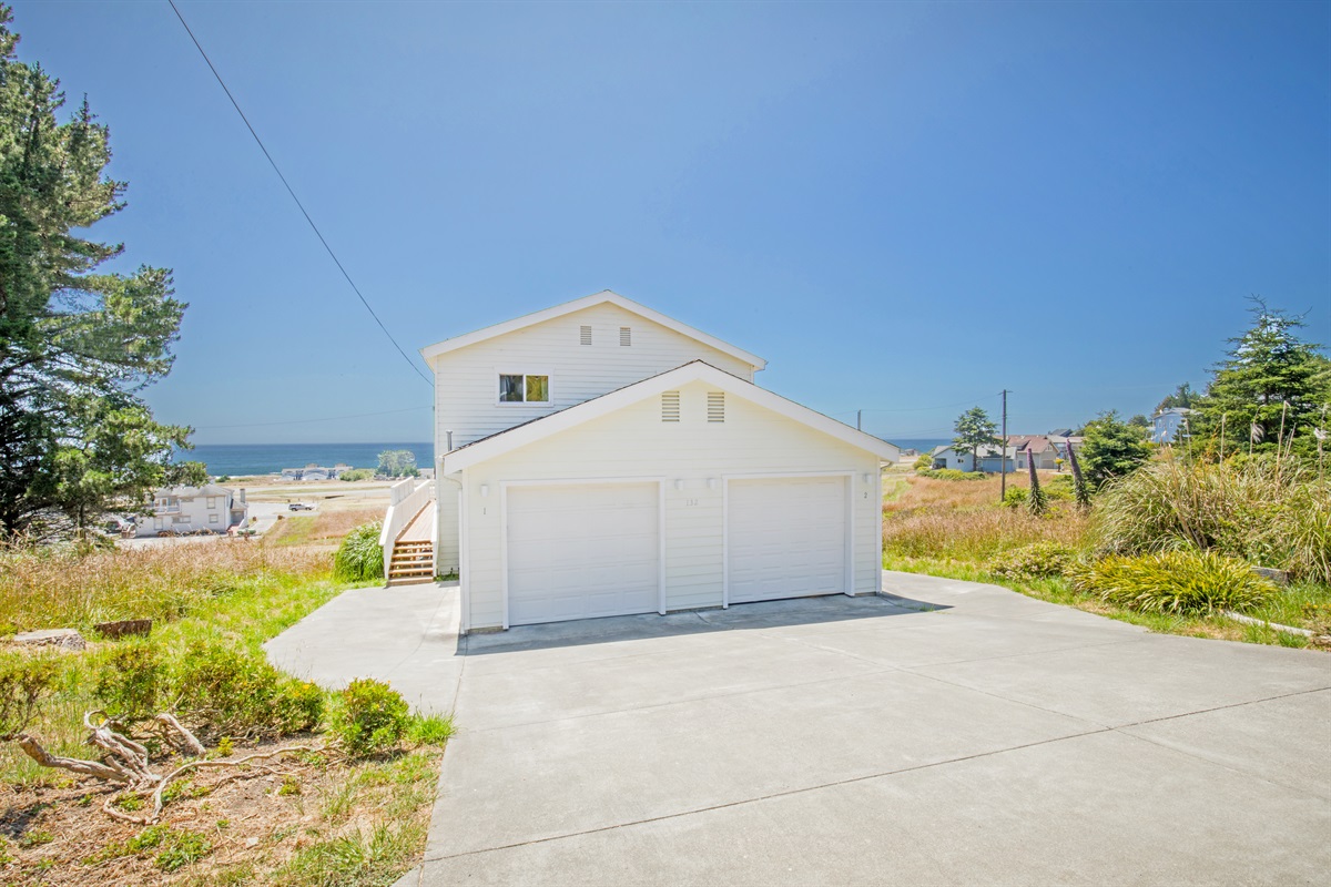 Spacious driveway and one car garage available