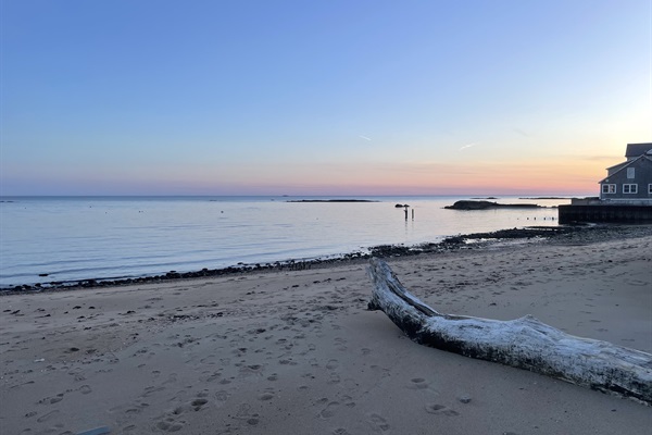 Lee Manor Beach at sunset