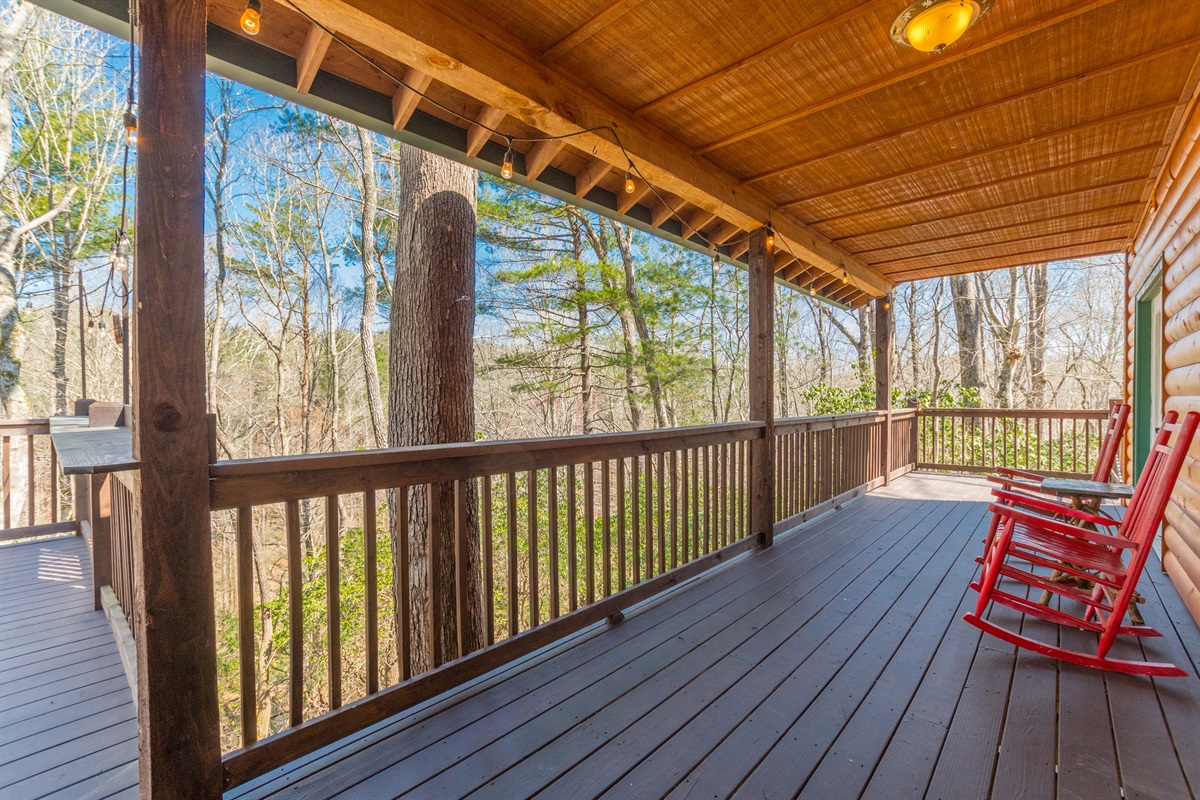 Wrap Around Back Covered Porch